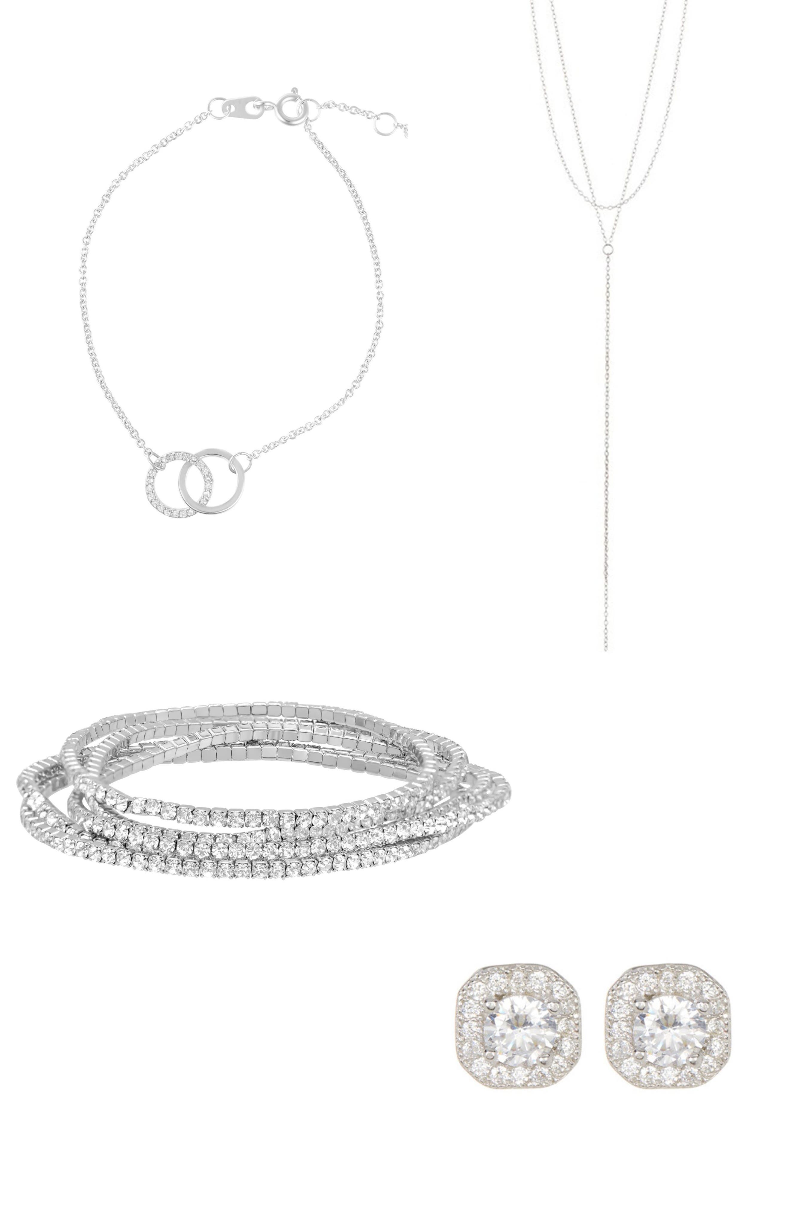 Adornia 7-Piece Earrings, Necklaces & Bracelets Set