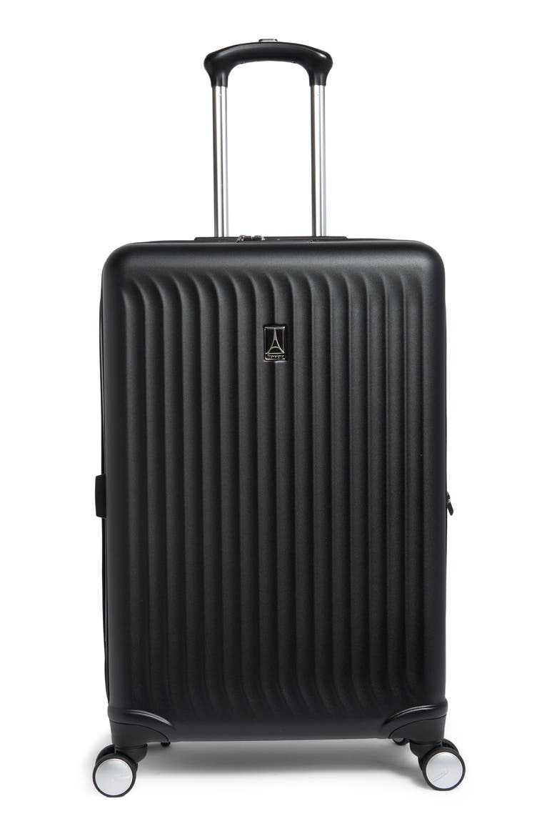 FlightPro 24-Inch Hardside Spinner Luggage, Main, color, BLACK MATTE