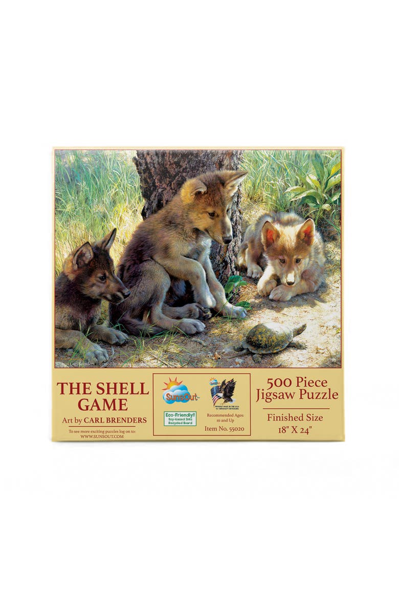 The Shell Game 500 piece Jigsaw Puzzle for Adults, Alternate, color, Multicolor