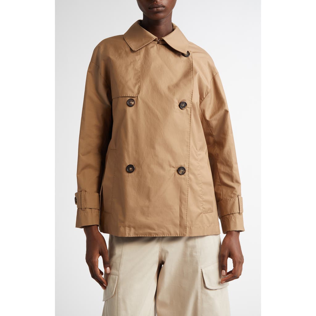MAX MARA MAX MARA ZENO WATER REPELLENT SHORT TRENCH COAT
