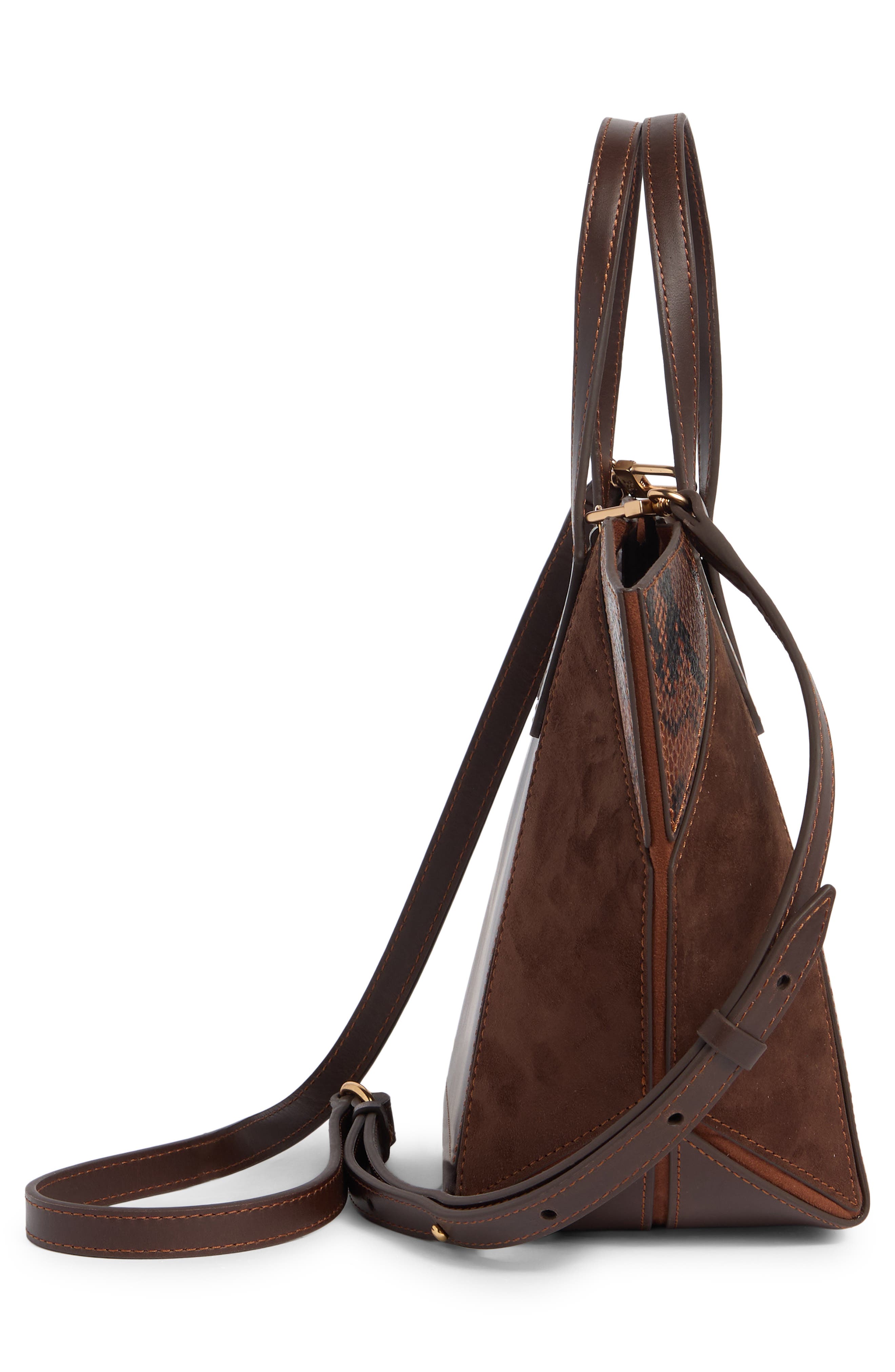 Sam Edelman Small West Convertible Tote, Alternate, color, Brown