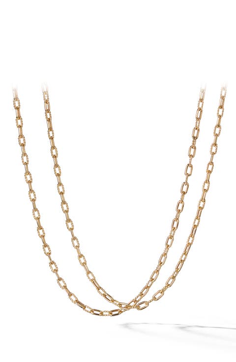 Madison Thin Chain Necklace in 18K Gold