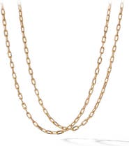 David Yurman Madison Thin Chain Necklace in 18K Gold