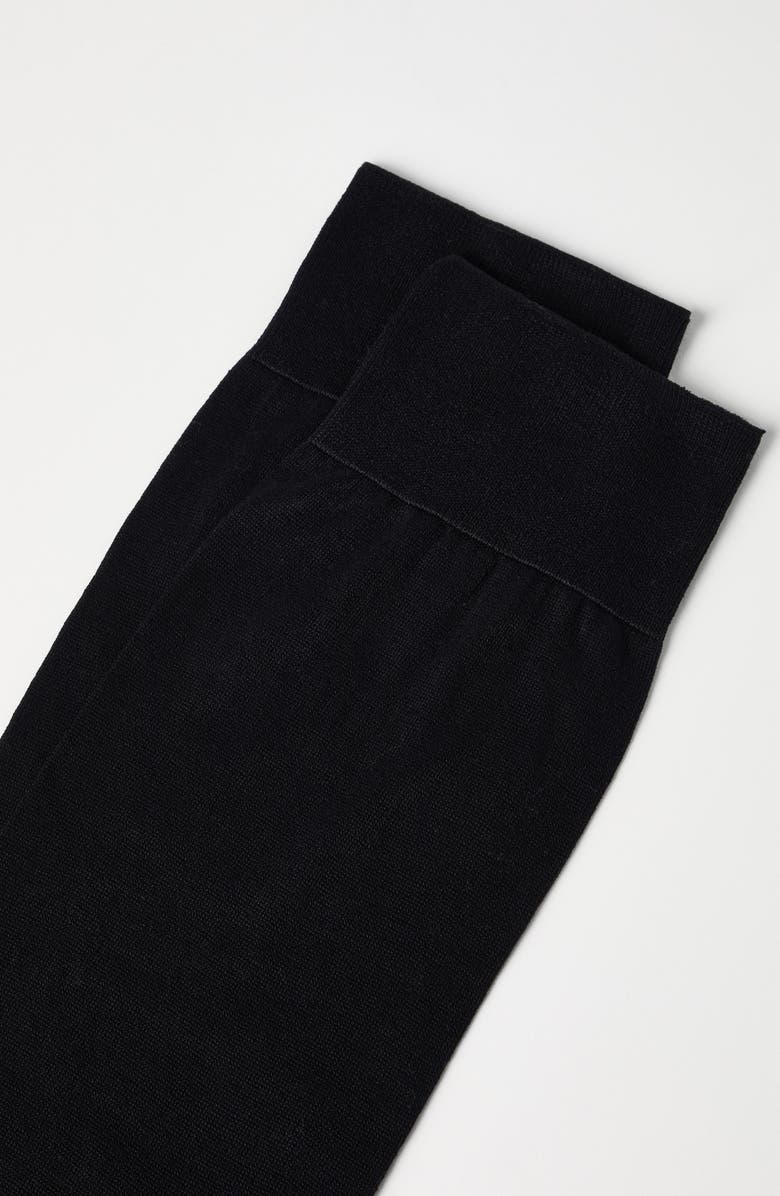 Brunello Cucinelli Cotton socks, Alternate, color, Black