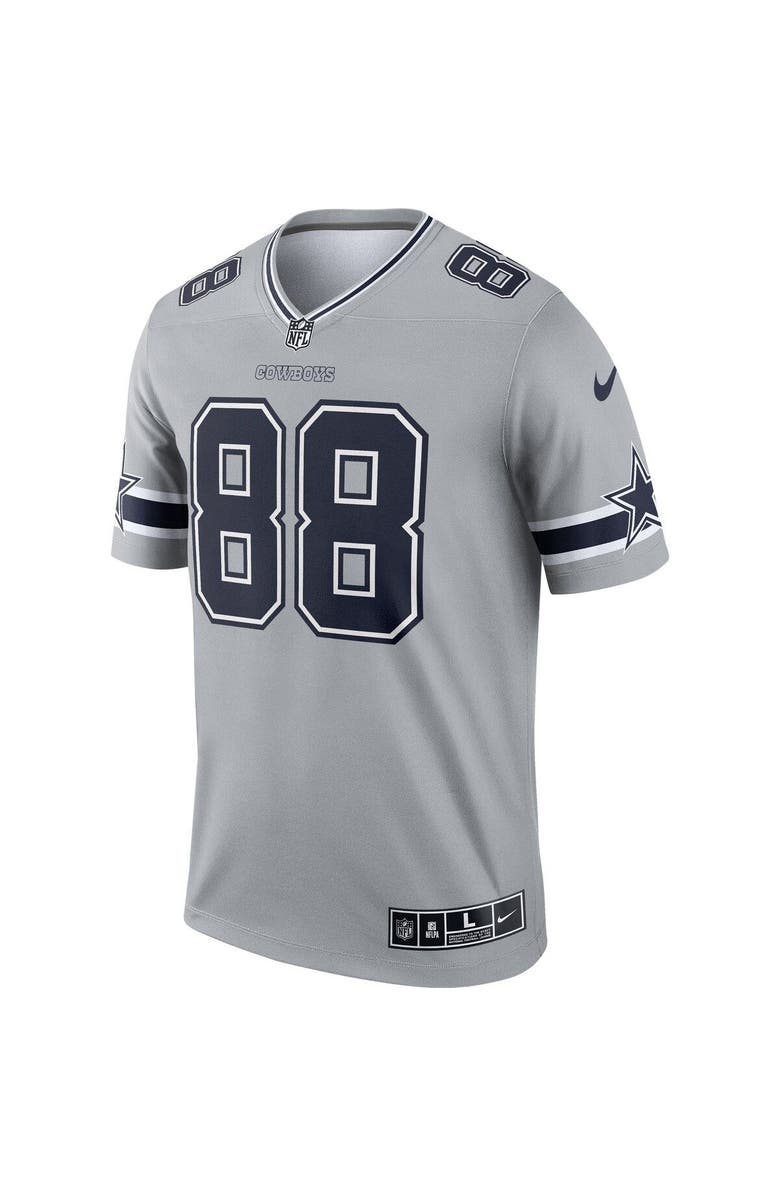 Nike Men's Nike CeeDee Lamb Gray Dallas Cowboys Inverted Legend Jersey, Alternate, color,