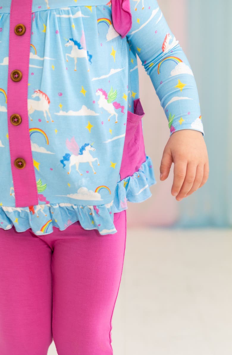 Laree + Co Sage Peplum & Legging Set, Alternate, color, Blue