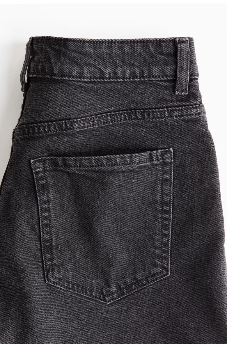 H&M Denim Shorts, Alternate, color, Washed Black