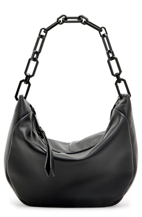 Mini Madea Chain Leather Hobo Bag