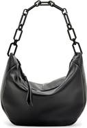 AllSaints Mini Madea Chain Leather Hobo Bag