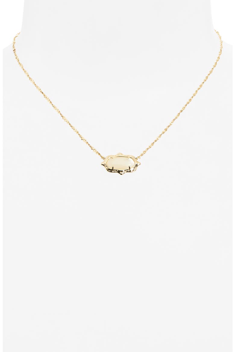 Elisa Scallop Pendant Necklace, Alternate, color, GOLD NATURAL MOTHER OF PEARL