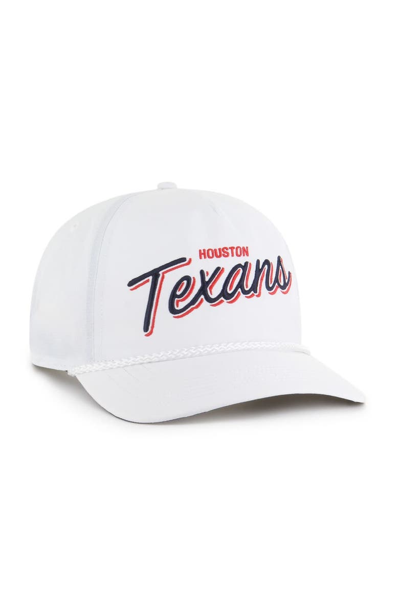 '47 Men's '47 White Houston Texans Brrr Fairway Hitch Adjustable Hat, Alternate, color, White