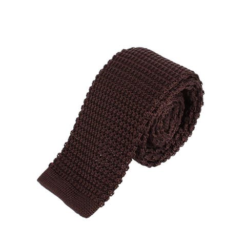 Zion Knit Silk Solid Colored Necktie
