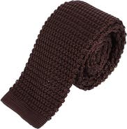 Trafalgar Zion Knit Silk Solid Colored Necktie