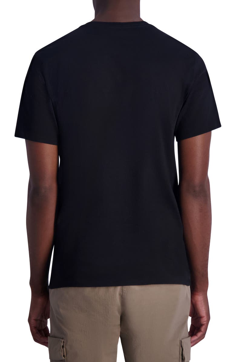 KARL LAGERFELD PARIS Drip Logo Graphic Print T-Shirt, Alternate, color, 
