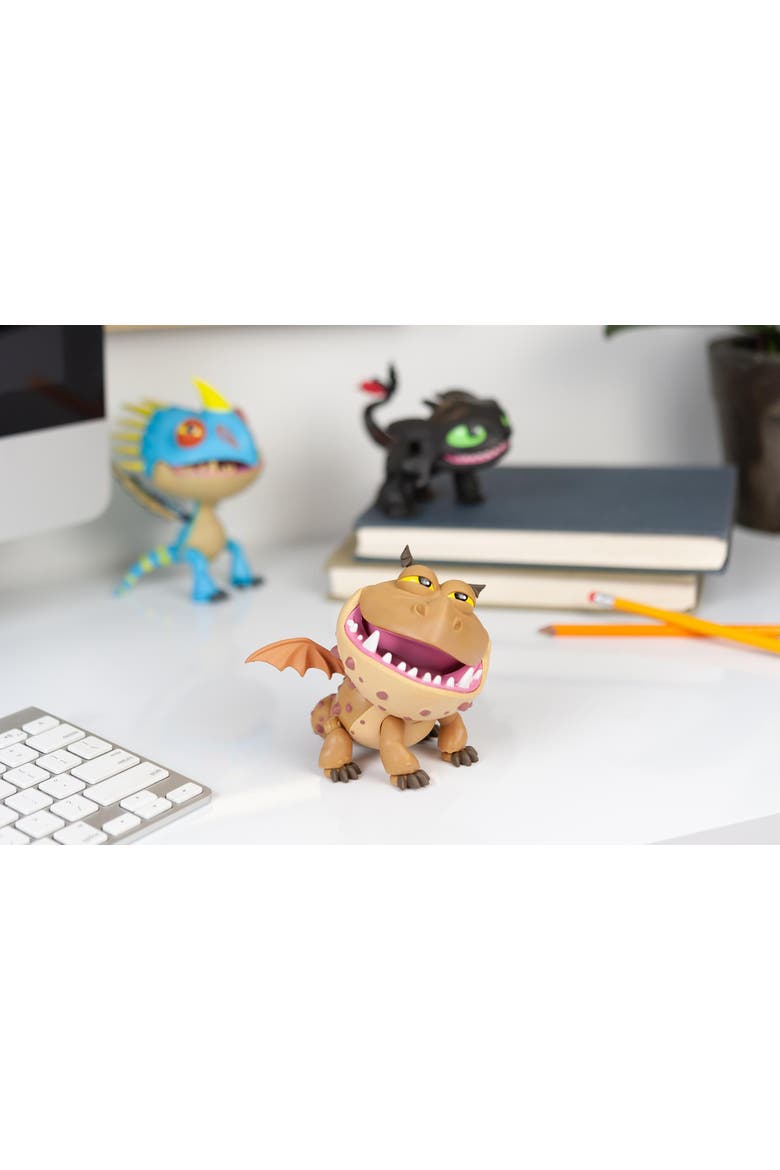 How To Train Your Dragon 6"-7" Action Vinyl Meatlug, Alternate, color, Brown
