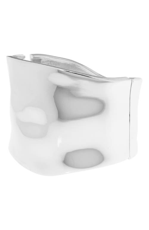 Shop Marlyn Schiff Large Wavy Hinge Cuff Bracelet