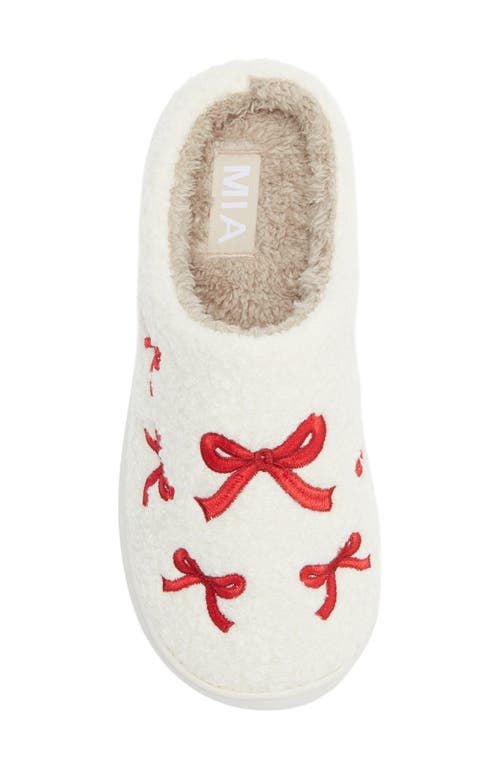 Mia Cozi Slipper In White
