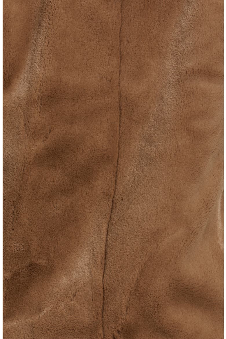 Faux Fur Moto Jacket, Alternate, color, MACCHIATO