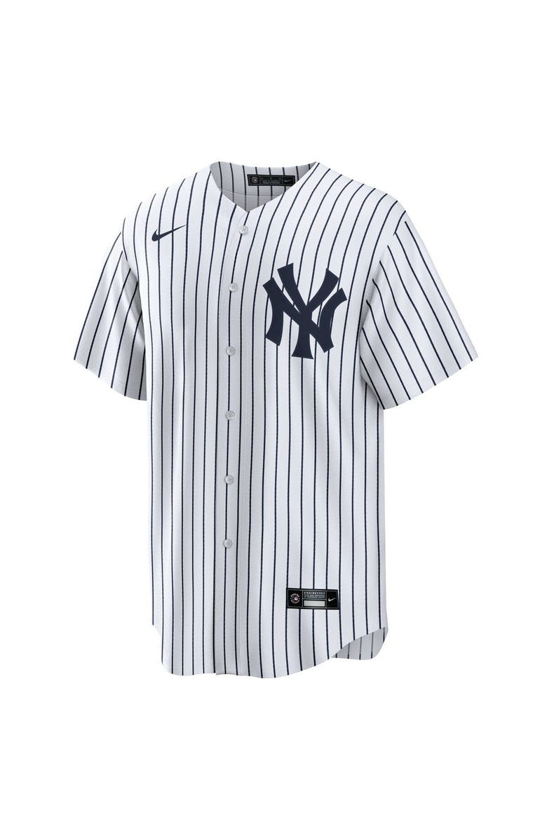 Nike Men's Nike Harrison Bader White New York Yankees Replica Player Jersey, Alternate, color,