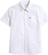 vineyard vines Kids' Linen & Cotton Short Sleeve Shirt