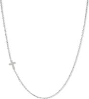 Anzie Love Letter Cross Necklace