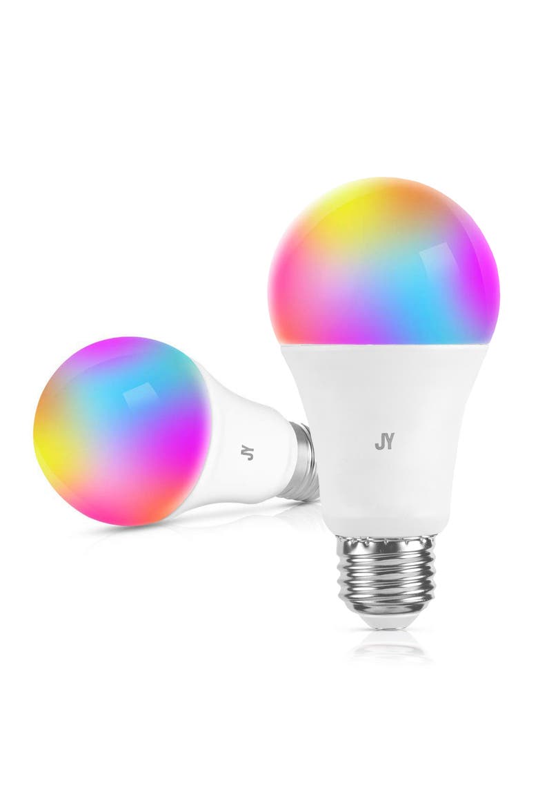 Smart A19 Dimmable Light Bulb - Dimmable Color Changing LED; Compatible with Alexa and Google Home Assistant, No Hub Required, Main, color, White