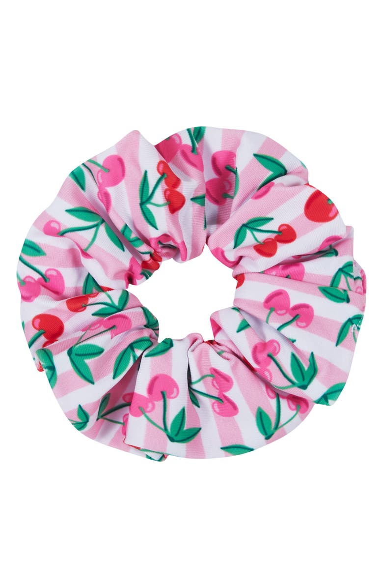 Andy & Evan Kids' Long Sleeve One-Piece Rashguard Swimsuit with Scrunchie, Alternate, color, 