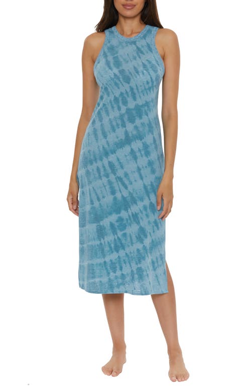 Becca Trinidad Sleeveless Cover-up Midi Dress In Lagoon