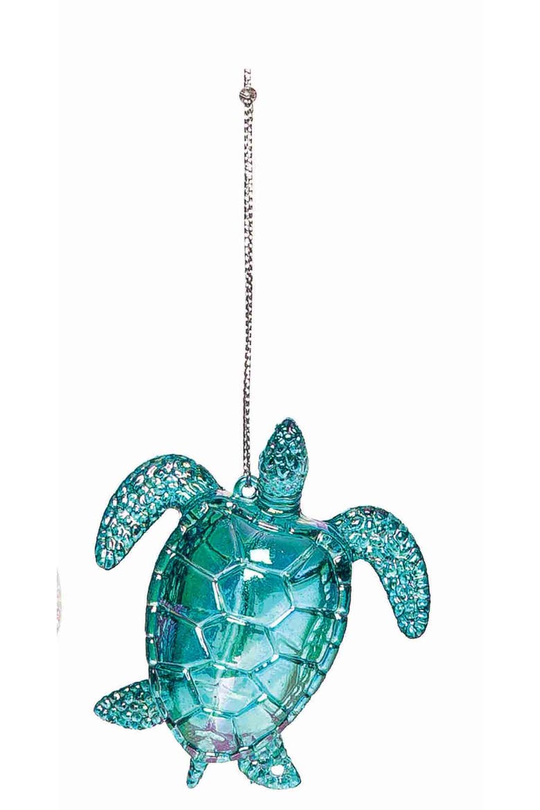 Acrylic Sea Turtle Ornaments A/3, Alternate, color, Blue