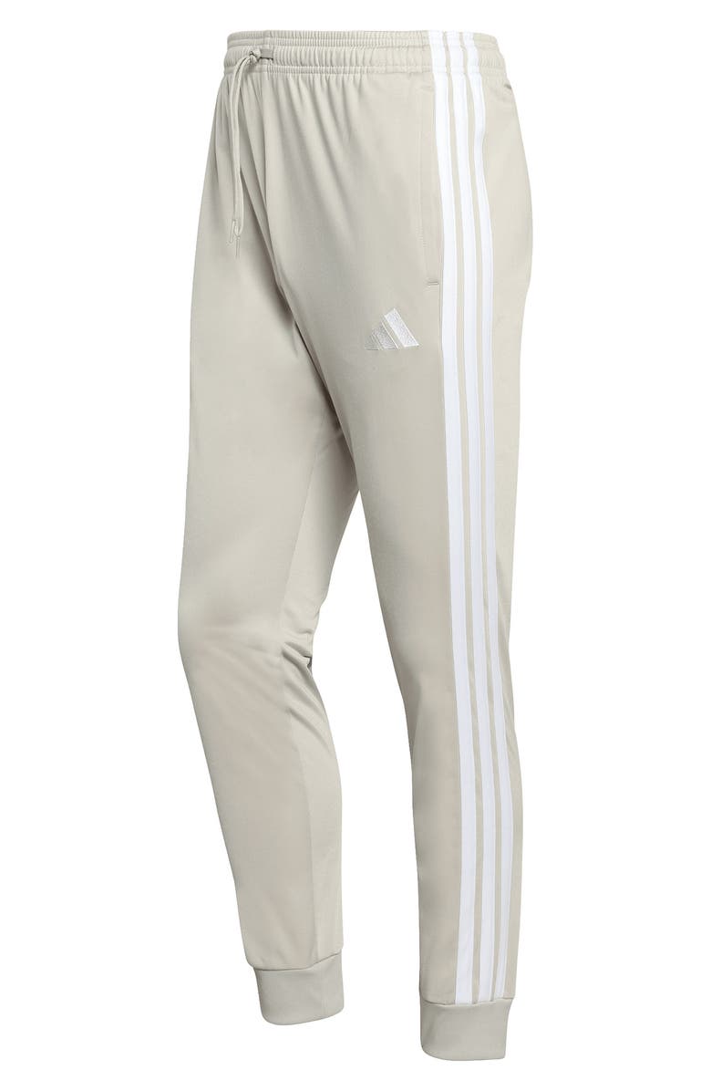 adidas 3-Stripe Track Pants, Alternate, color, Alumina/ White