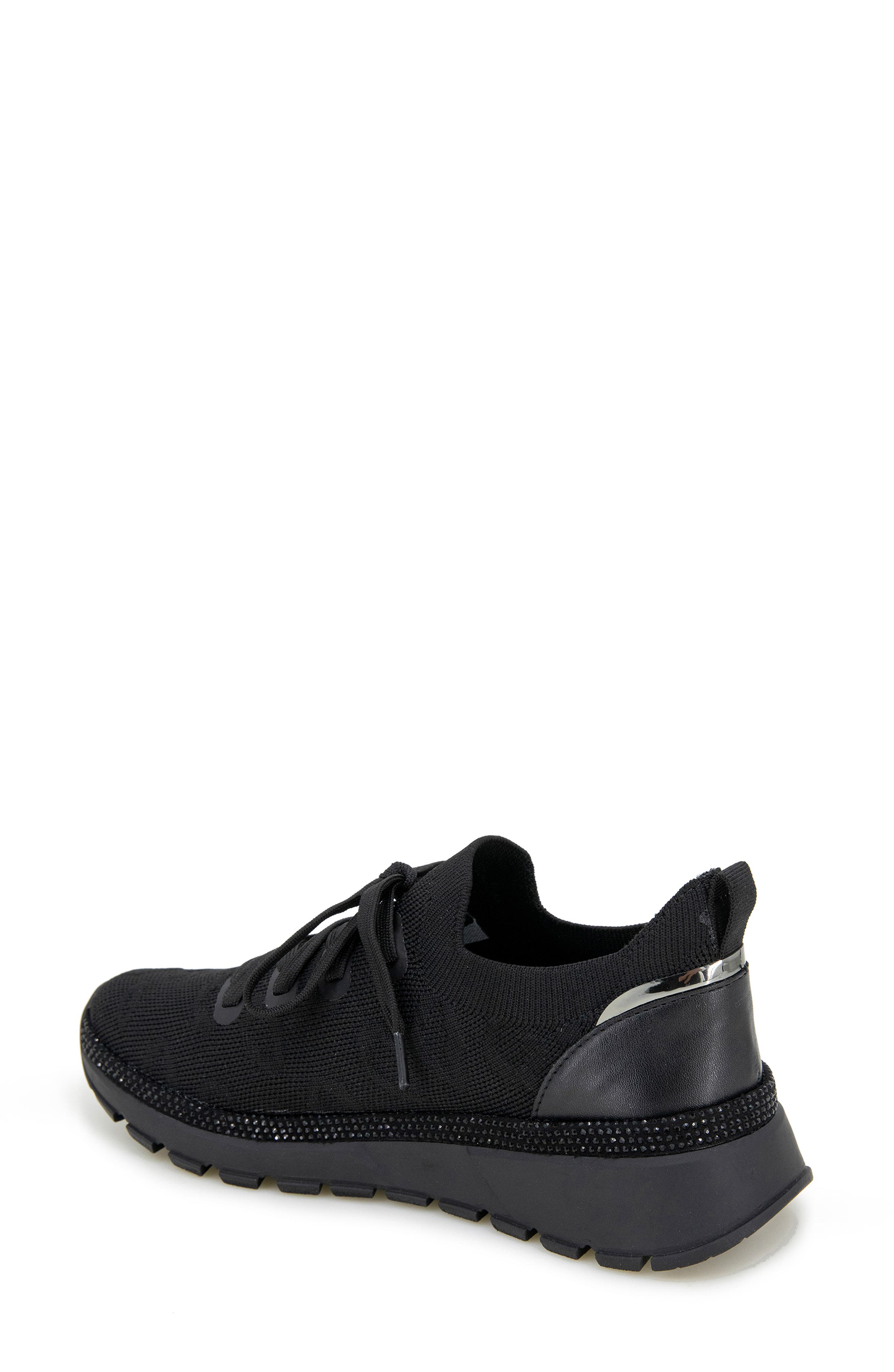 Kenneth Cole Reaction Kuest Sneaker, Alternate, color, Black Knit