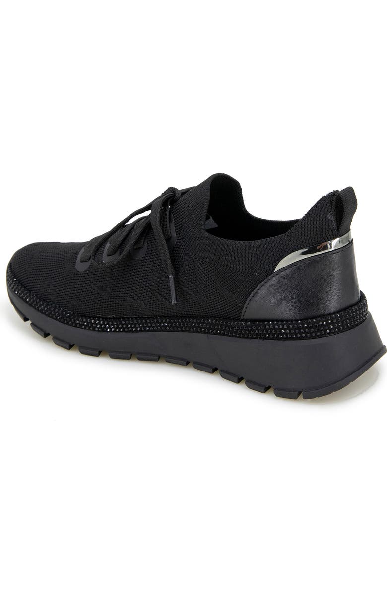 Kenneth Cole Reaction Kuest Sneaker, Alternate, color, Black Knit