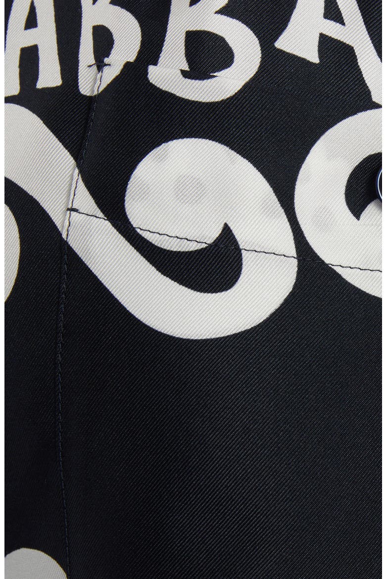 Marina Print Silk Twill Shorts, Alternate, color, HB4XR DG MARINA F.BLU