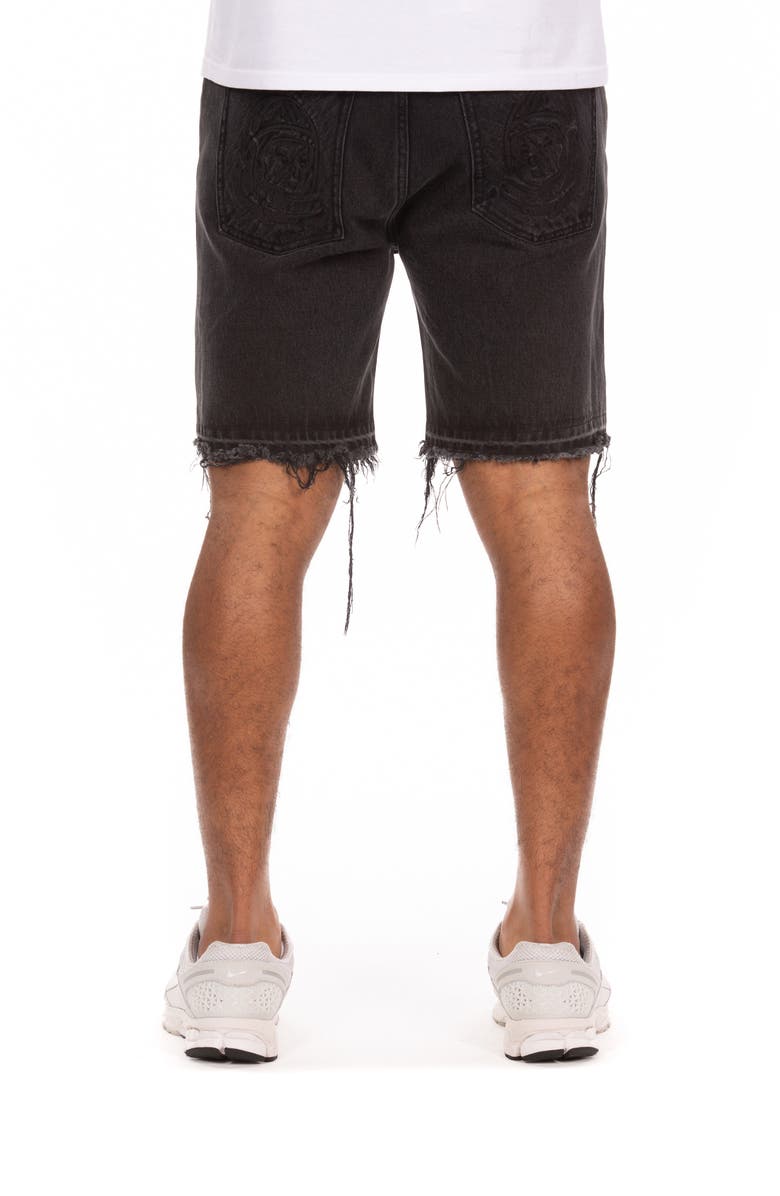 Billionaire Boys Club BB Evo Cutoff Denim Shorts, Alternate, color, Dark Hive