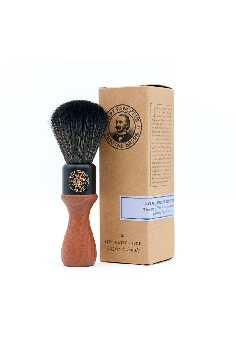 Wooden Handle Faux Fur Shaving Brush, Main, color, Shaving Brush