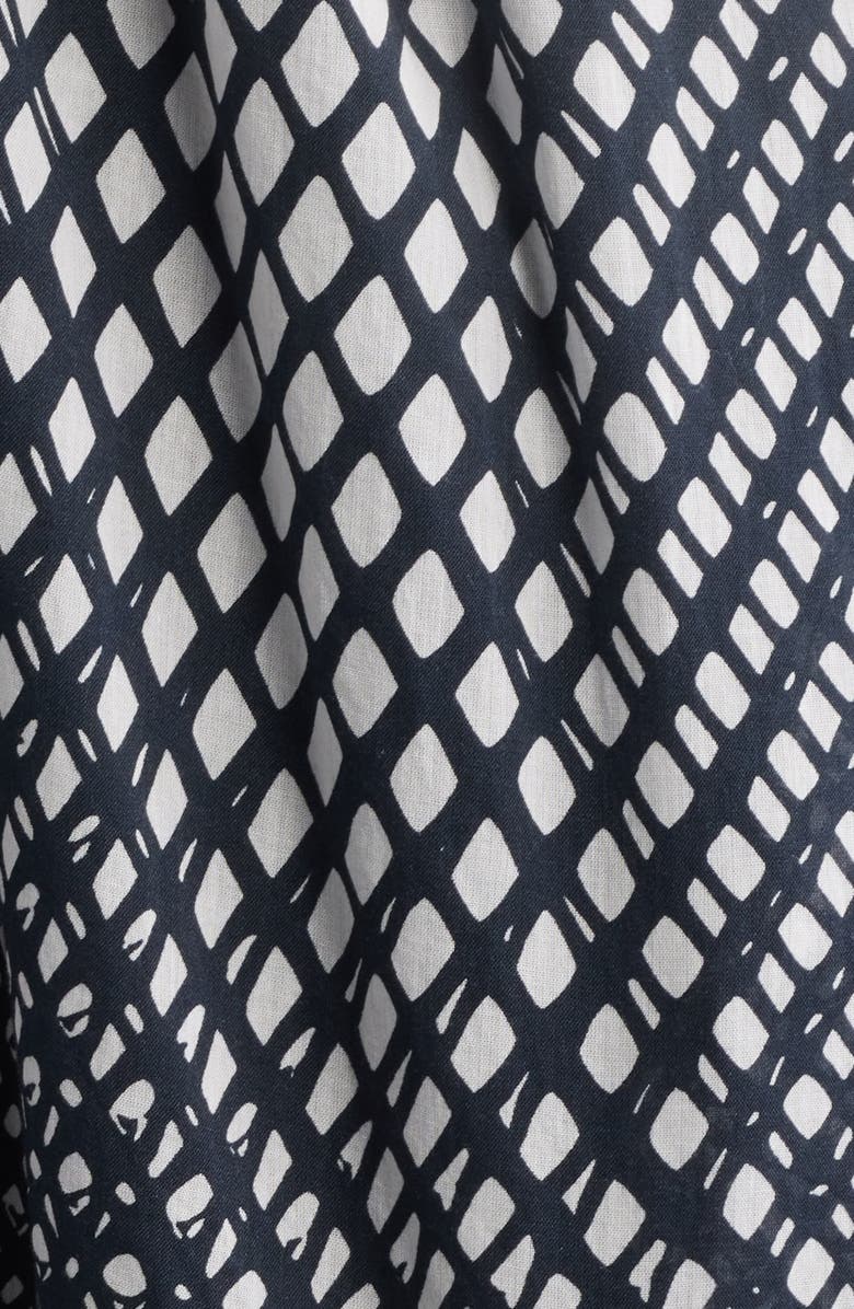 Du Paradis Aralia Empire Waist Sleeveless Maxi Dress, Alternate, color, Black Mesh Print