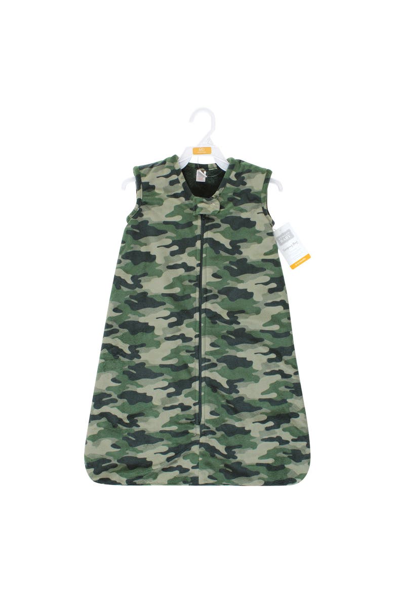 Plush Faux Fur Sleeping Bag, Wearable Blanket, Alternate, color, Camo