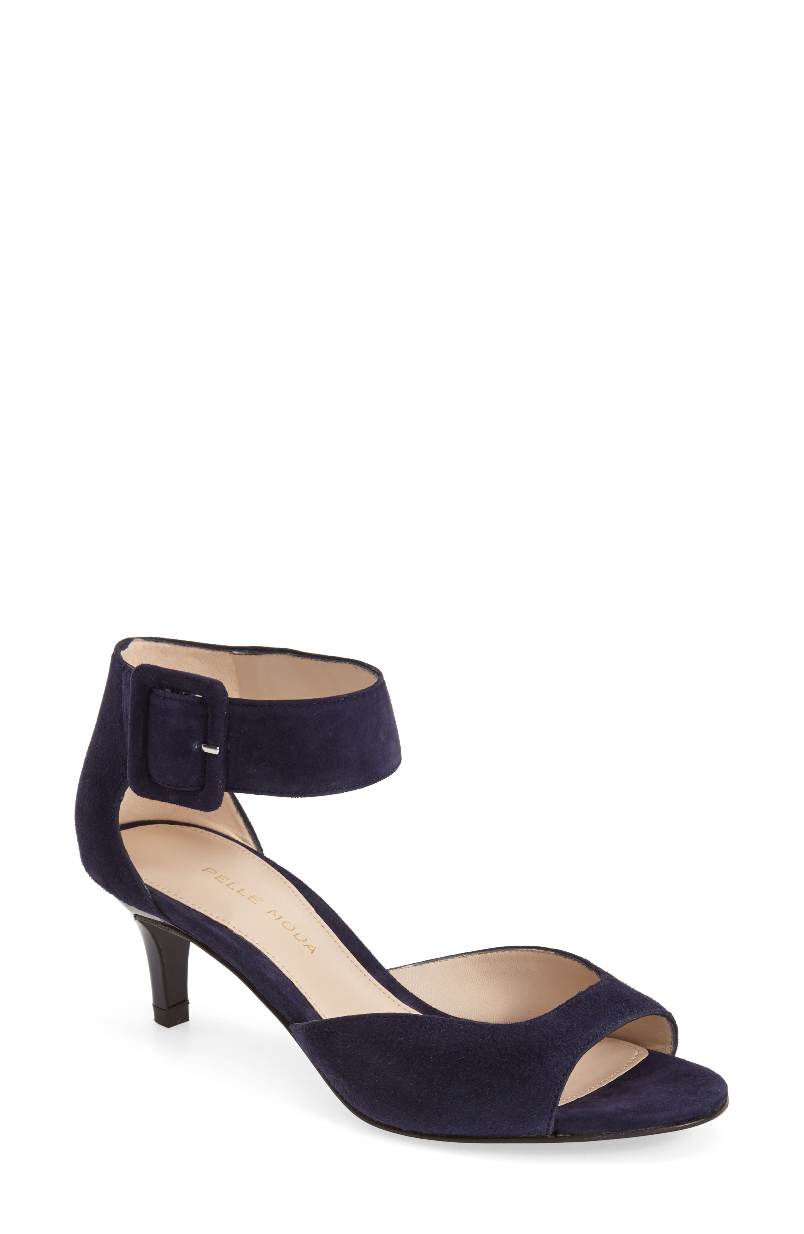 Berlin Suede Sandal, Main, color, MIDNIGHT SUEDE