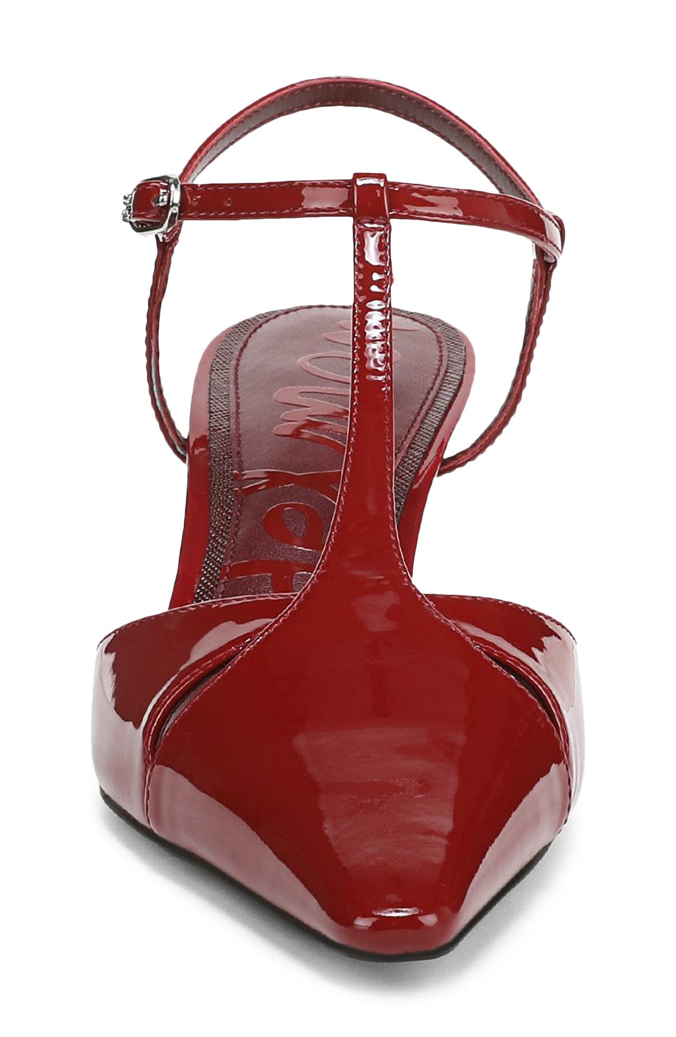 Sam Edelman Briella Pointed Toe Pump, Alternate, color, Deep Scarlet