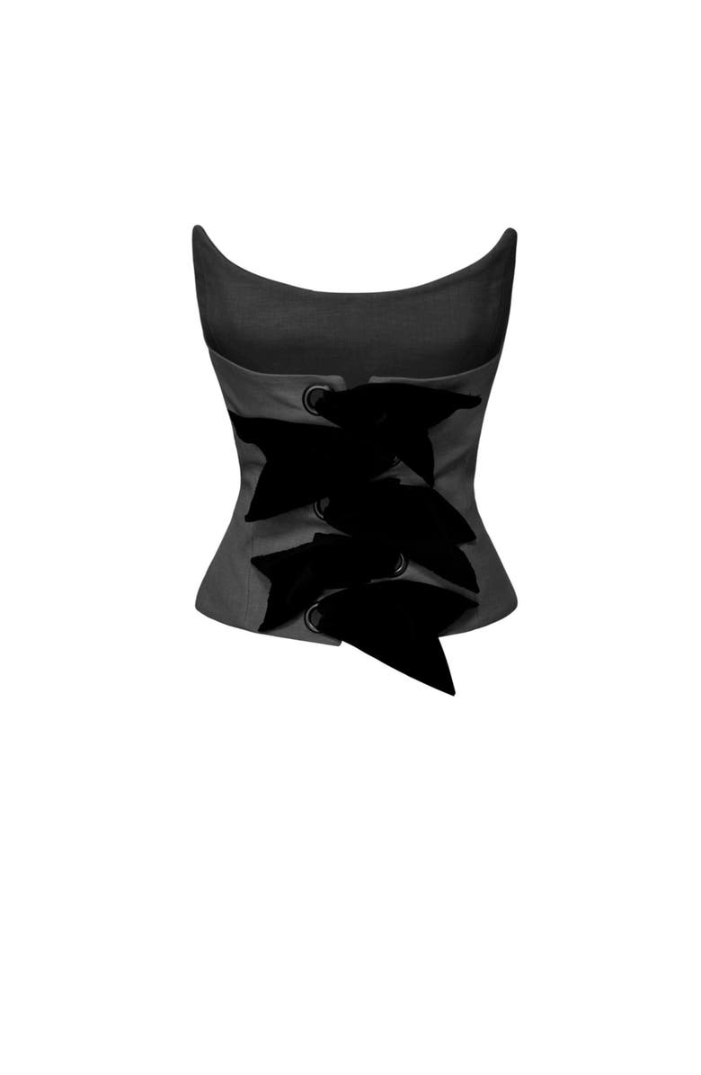 Mother of All Nemesis Corset, Alternate, color, Black