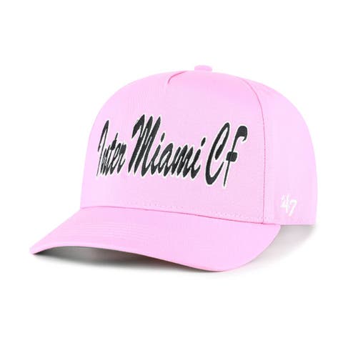 Men's '47  Pink Inter Miami CF Brushmark Hitch Adjustable Hat