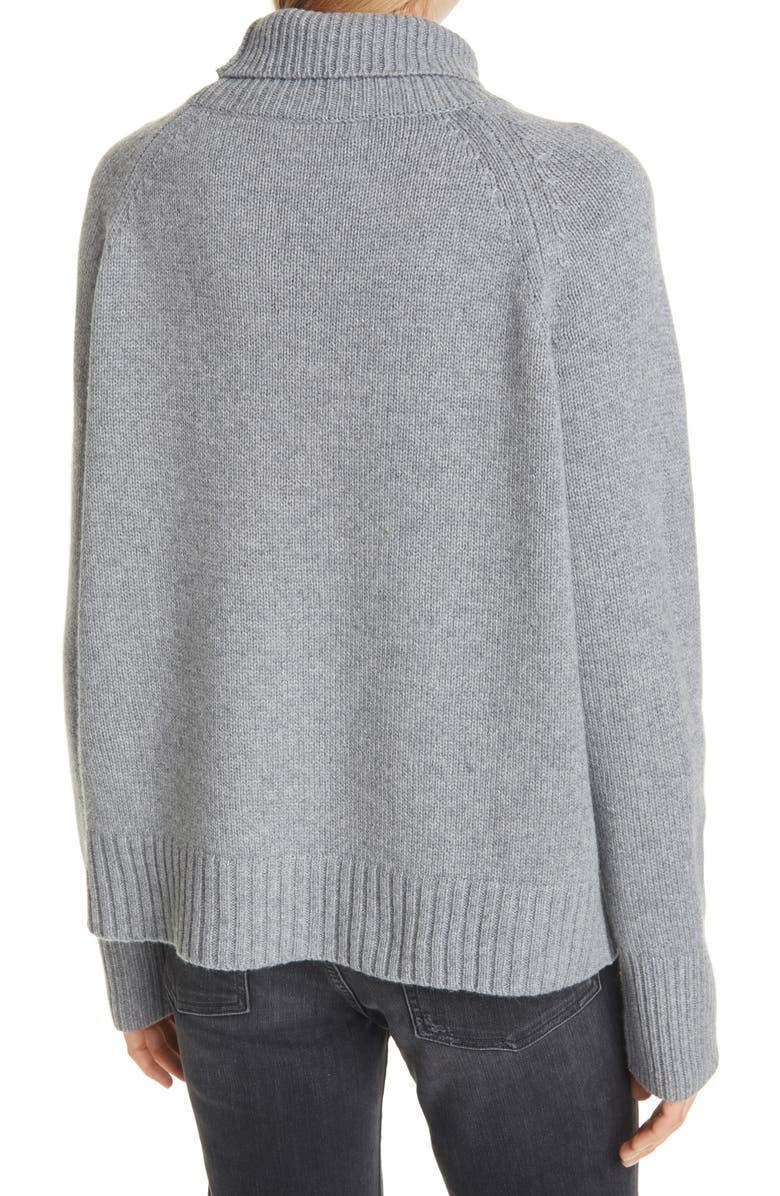 Nili Lotan Lanie Cashmere Turtleneck Sweater, Alternate, color, 