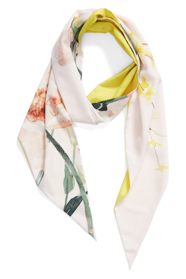 Elegant Skinny Scarf, Alternate, color, NUDE-PINK