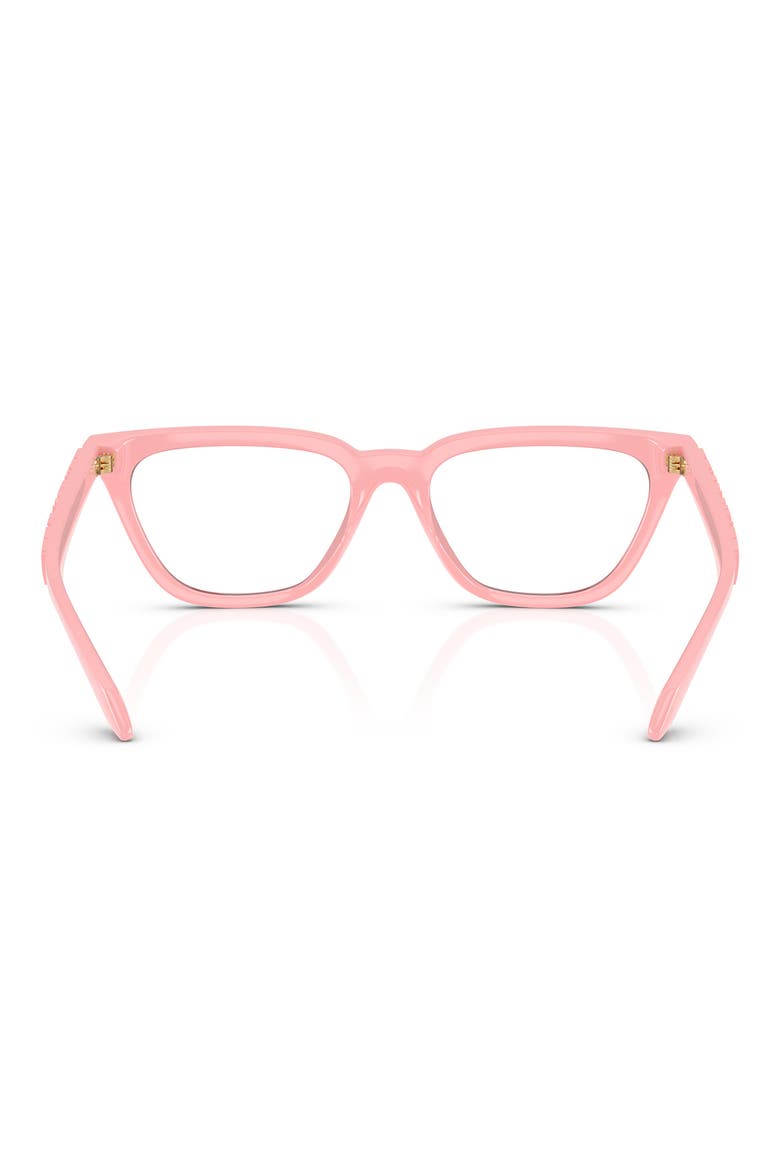 53mm Cat Eye Optical Glasses, Alternate, color, PINK