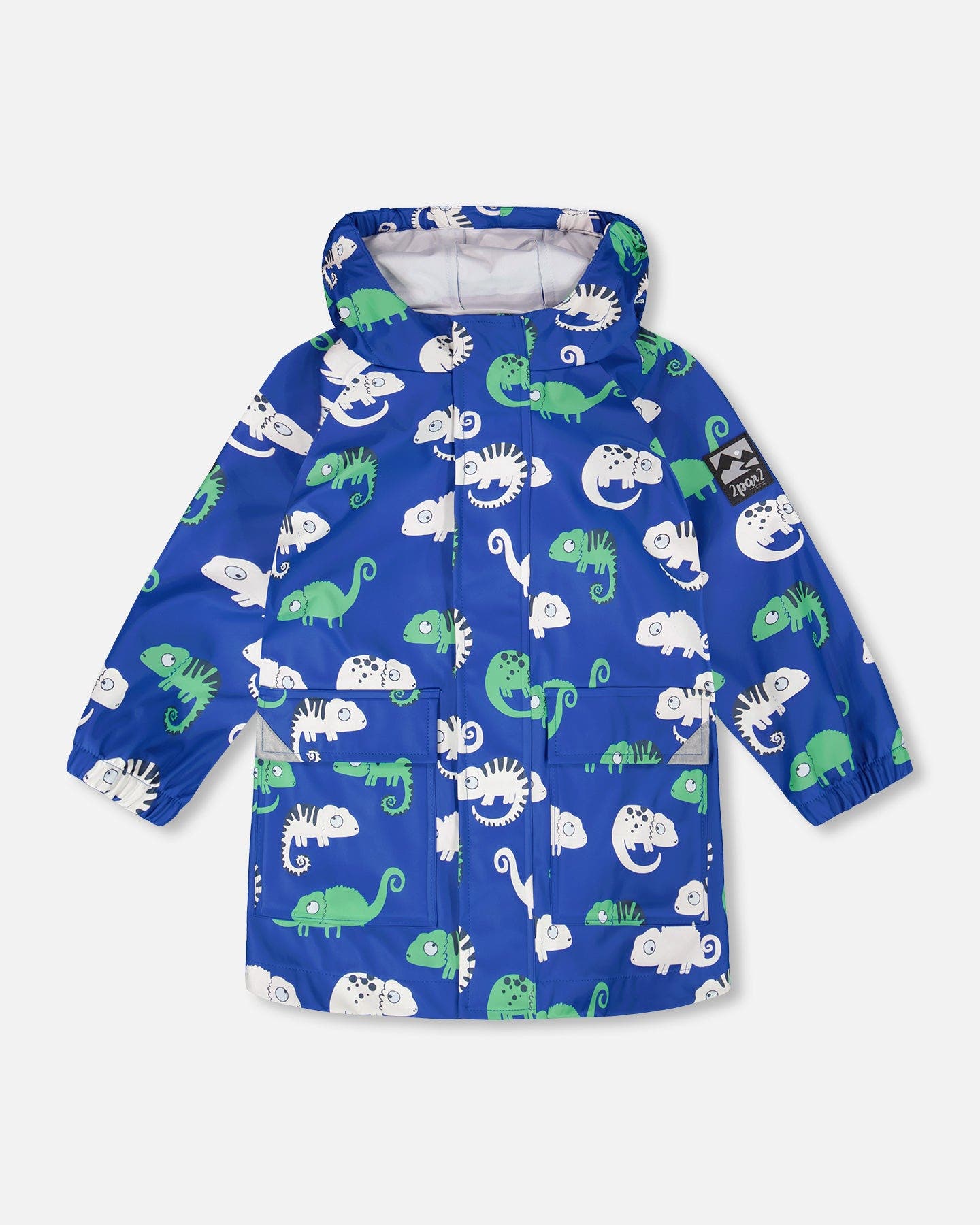 selected Blue Chameleon Print