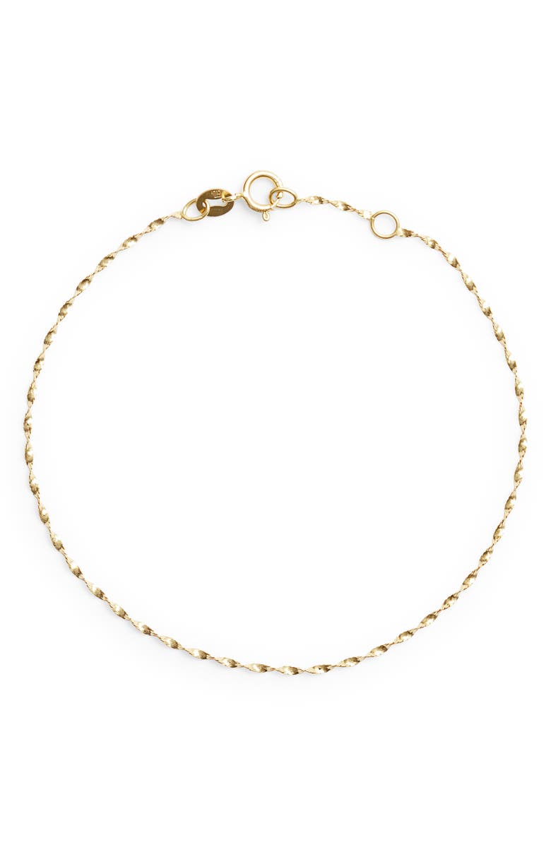 Bony Levy Twisted 14K Gold Bracelet, Main, color, 