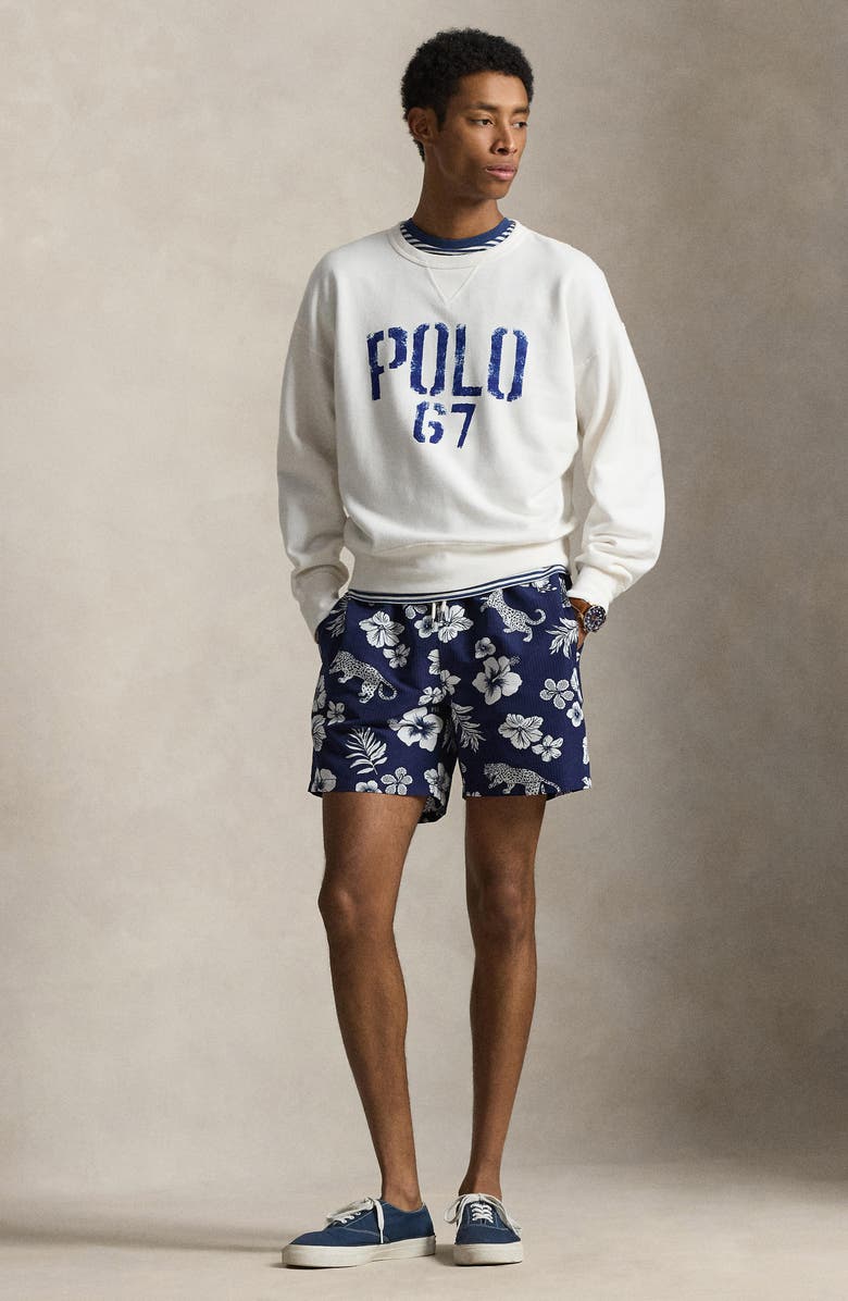 Polo Ralph Lauren Vintage Fit Graphic Sweatshirt, Alternate, color, Nevis