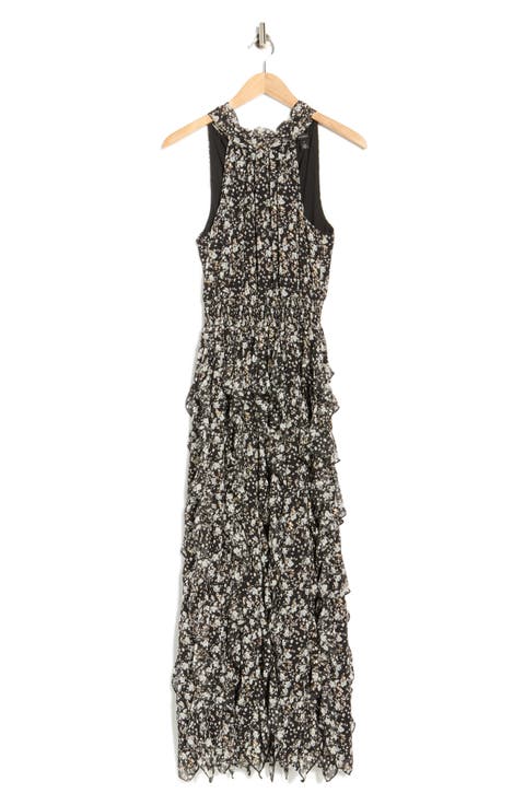 Halter Smocked Waist Dress