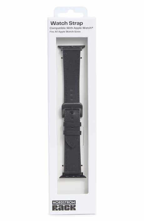 NORDSTROM RACK Leather Apple Watch® Watchband