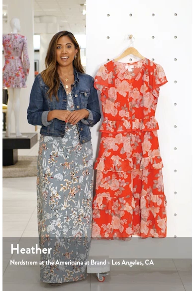 Floral Ruffle Shirtdress video